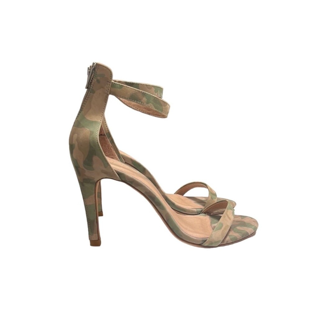 Joie Camouflage Strappy Sandals with Zipper Detail Size 37